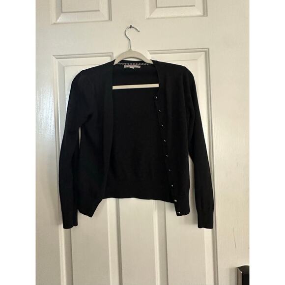 Banana Republic Sweaters - Banana Republic Women's Black Stretch-Cotton Cardigan Sweater Size XS